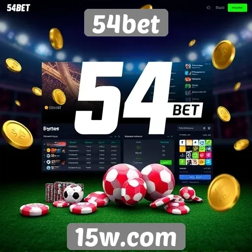 Novas funcionalidades do site 54bet em destaque